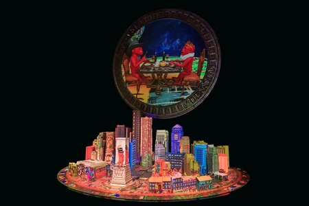 卡通-艺术-三维投影-情绪-建筑 图片素材