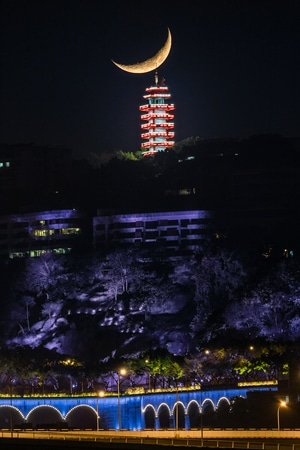 两江亭-玄月-七孔桥-两江亭-风景 图片素材