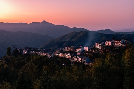 微州风光-田园风光-传统村落-风景-风光 图片素材