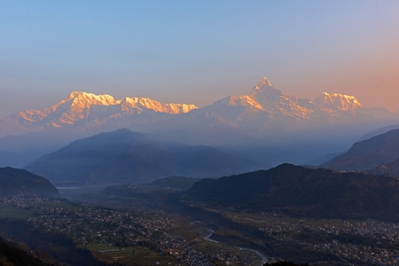 风光-意境-旅行-雪山-尼泊尔 图片素材