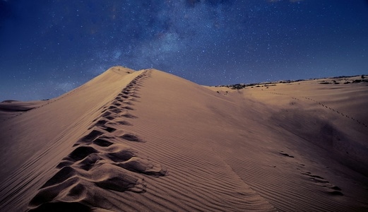风光-旅行-夜景-星空-沙漠 图片素材