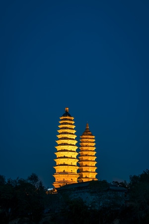 我要上封面-山西-夜色-大美太原-城市 图片素材