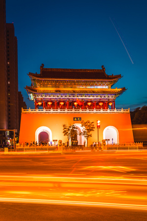 夜色-太原-城市-长风商务区-太原夜景 图片素材