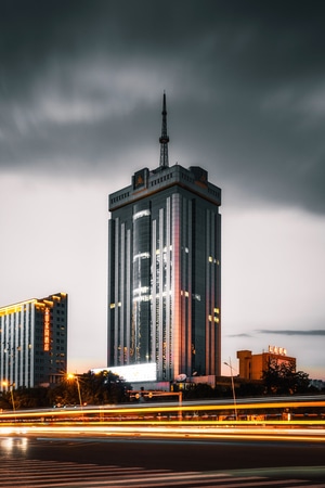 你好七月-我要上封面-夜景-山西-城市 图片素材