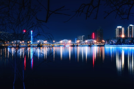太原夜景-大美太原-城市-夜色-山西 图片素材