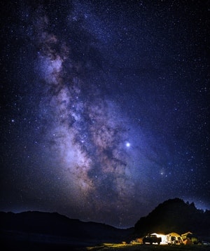 银河-夜空-天文-风光-星空 图片素材