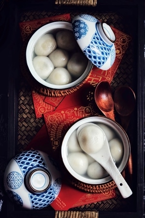 宅家-美食-静物-美食-汤圆 图片素材