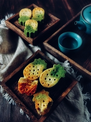 手机摄影-美食-食物-美食-凤梨酥 图片素材