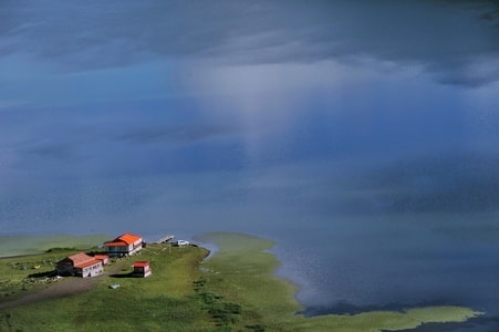 风光-卡萨湖-甘孜州-炉霍县-尼康 图片素材