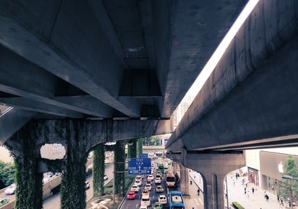 风光-建筑-二环高架-6月-2019 图片素材