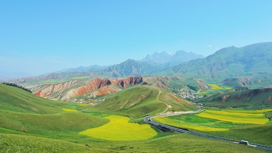 风光-天空-清新-自然-田园 图片素材