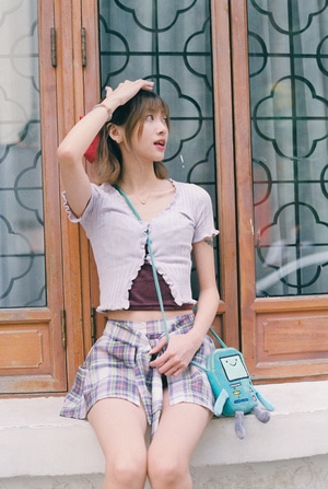 街拍-小清新-她说-美女-少女 图片素材