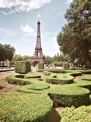 北京世界公园-旅行-建筑-塔-铁塔 图片素材