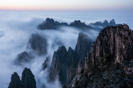 安徽-自然-风光-旅行-云海 图片素材