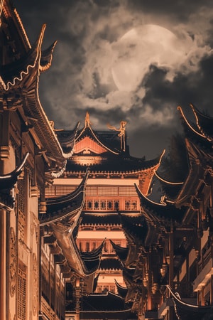 豫园-风光-城市-建筑-后期 图片素材