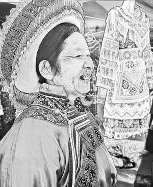 旅行-人文-苗族-绣娘-苗族 图片素材