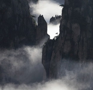 黄山-云海-排云亭-松-峰 图片素材