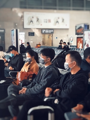 春节-你好2020-旅客-人群-车站 图片素材