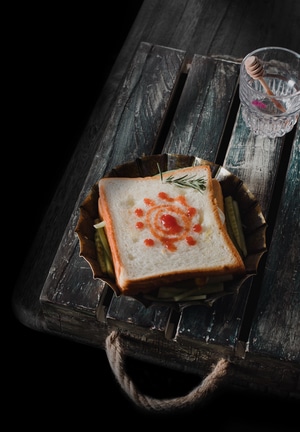 362天-早餐-光影-美食静物-静物 图片素材