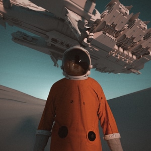 我的2019-沙漠-宇航员-太空漫游-风光 图片素材