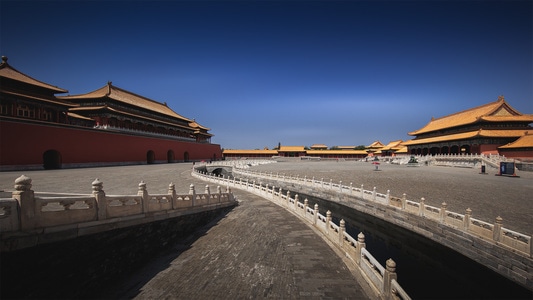 你好2020-自然-古迹-紫禁城-故宫 图片素材