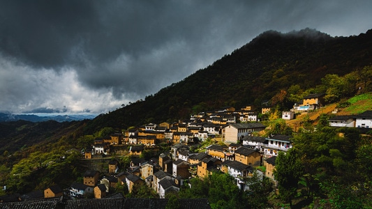 自然-风景-风光-村落-建筑 图片素材