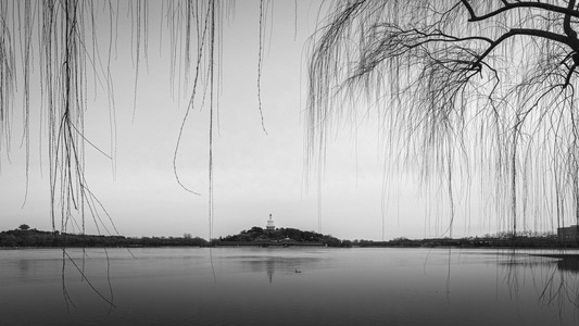 你好2020-建筑-户外-自然-湖 图片素材