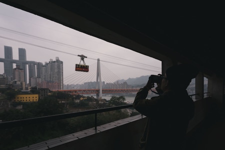 我的2019-重庆-山城-楼房-长江索道 图片素材