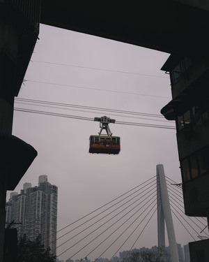 我的2019-重庆-山城-楼房-长江索道 图片素材