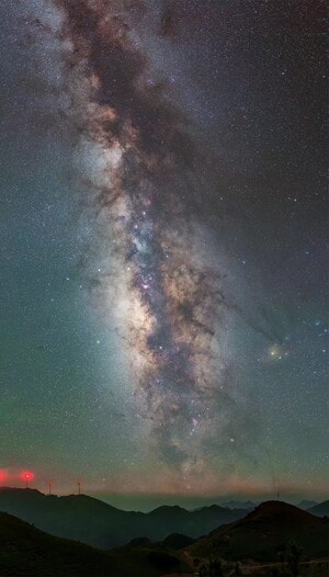 风光-旅行-星空-银河-星空 图片素材