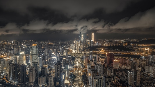 广西-南宁-城市-建筑-你好2020 图片素材