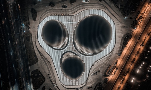 车流-建筑-南宁-城市-夜景 图片素材