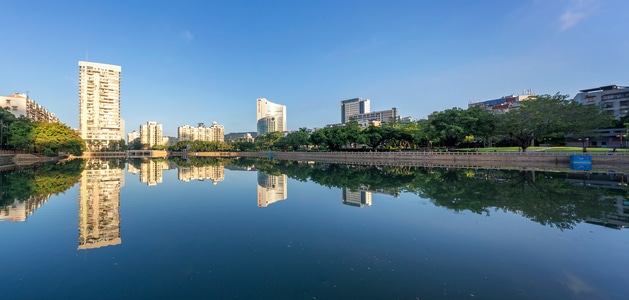 城市-厦门-公园-湖-公园 图片素材