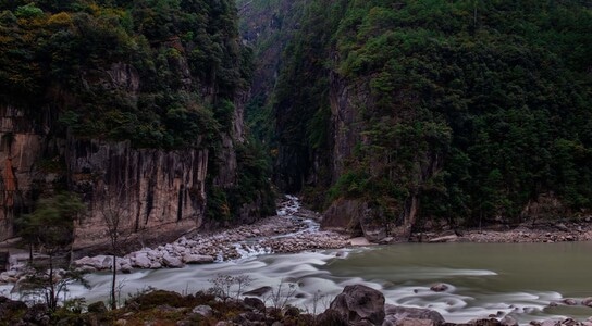 我的2019-纪实-风光-风景-滇藏线峡谷 图片素材
