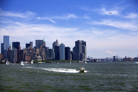 旅行-纽约-港口-海-海面 图片素材