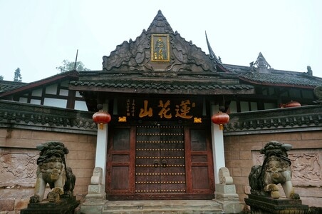 人文-寺庙-旅游-天心寺-莲花山 图片素材