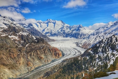 透心凉-冰川-瑞士-风光-风景 图片素材
