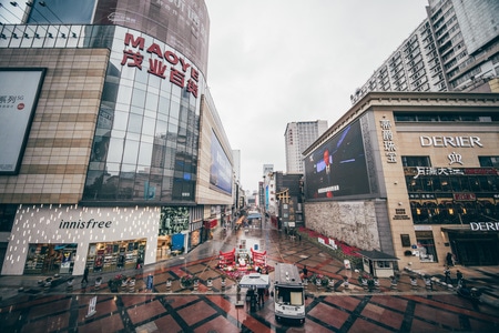 成都-老蛙12mm-春熙路-城市-风光 图片素材