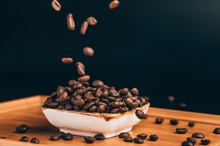 咖啡豆-摄影-静物-咖啡豆-碗 图片素材