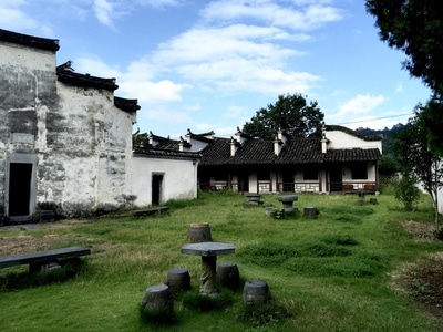 宏村-徽派-黟县-宏村-村庄 图片素材