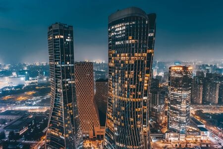 看你的城市-建筑-建筑外观-爬楼-杭州 图片素材