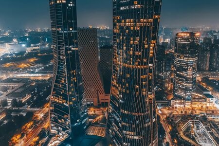 看你的城市-建筑-建筑外观-爬楼-杭州 图片素材