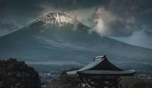 旅行-日本-风景-山-山峰 图片素材