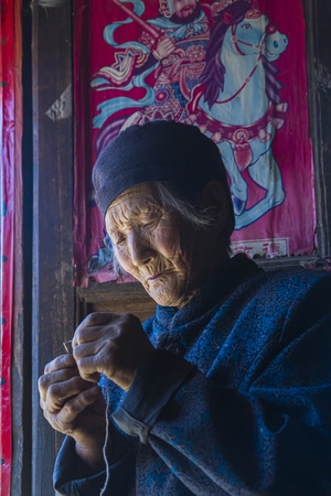 人像-摄影-女人-女性-老人 图片素材