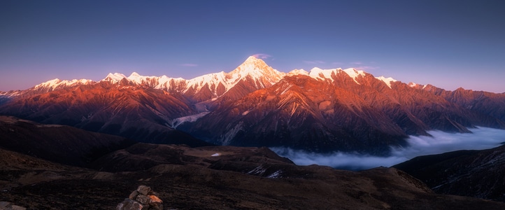 甘孜藏族自治州-风光-我的六月-中国风-风景 图片素材
