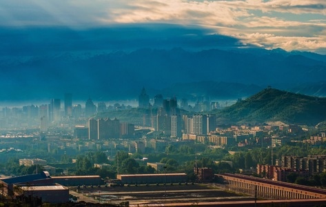 旅行-风景-看你的城市-尼康-乌鲁木齐 图片素材