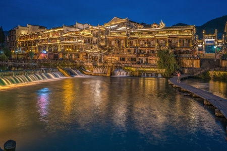 凤凰古镇-人文-旅行-晨-凤凰古镇 图片素材