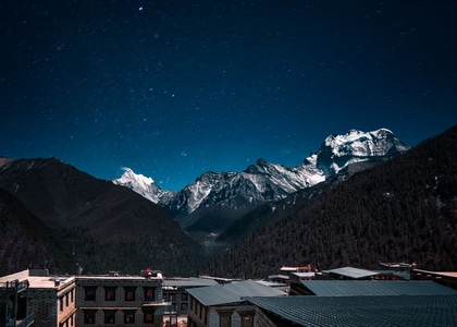 宅家-旅行-色彩-风光摄影-星空 图片素材