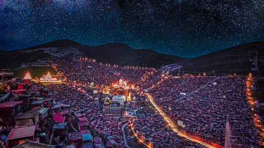 旅行-色彩-天空-风光摄影-夜景 图片素材