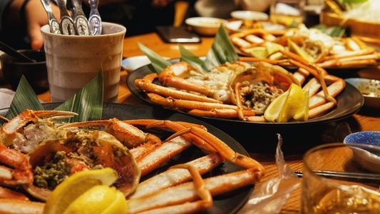 美食-日本料理-松叶蟹-松叶蟹-日本料理 图片素材